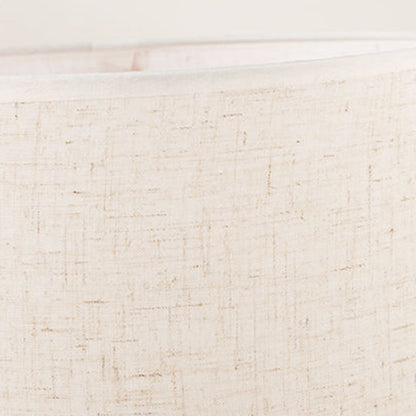 Modern Minimalist Round Tripod Wooden Base Fabric Shade 1-Light Table Lamp For Living Room