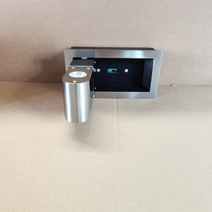 Modern Minimalist Rotatable Rectangular Aluminum LED Wall Sconce Lamp For Bedroom