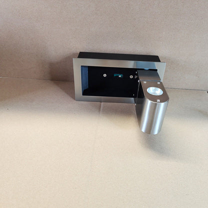 Modern Minimalist Rotatable Rectangular Aluminum LED Wall Sconce Lamp For Bedroom