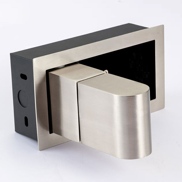 Modern Minimalist Rotatable Rectangular Aluminum LED Wall Sconce Lamp For Bedroom