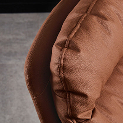 Modern Luxury Rectangular Double Upholstered Carbon Steel Frame Microfiber Leather Dining Chair Backrest For Dining Room