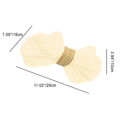 Contemporary Creative Kids Bow Iron Plastic LED Flush Mount Ceiling Light For Bedroom