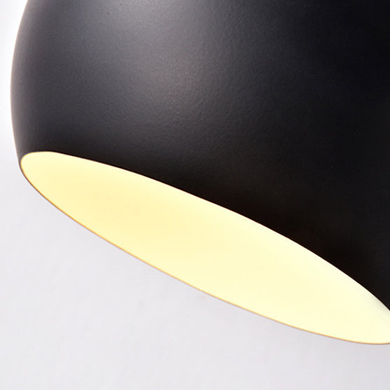 Modern Minimalist Round Globe Iron 1-Light Wall Sconce Lamp For Bedroom