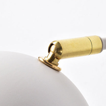 Modern Minimalist Round Globe Iron 1-Light Wall Sconce Lamp For Bedroom