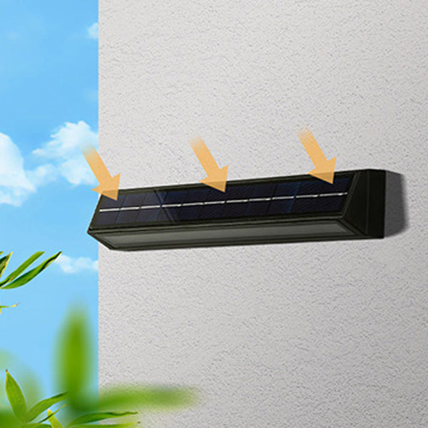 Modern Minimalist Rectangular Slanted Triangle ABS Acrylic LED Wall Sconce Lamp For Outdoor Patio