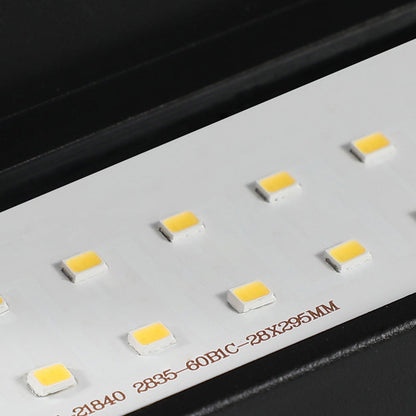 Modern Minimalist Solar Waterproof Sensor Rectangular ABS LED Wall Sconce Lamp For Outdoor Patio