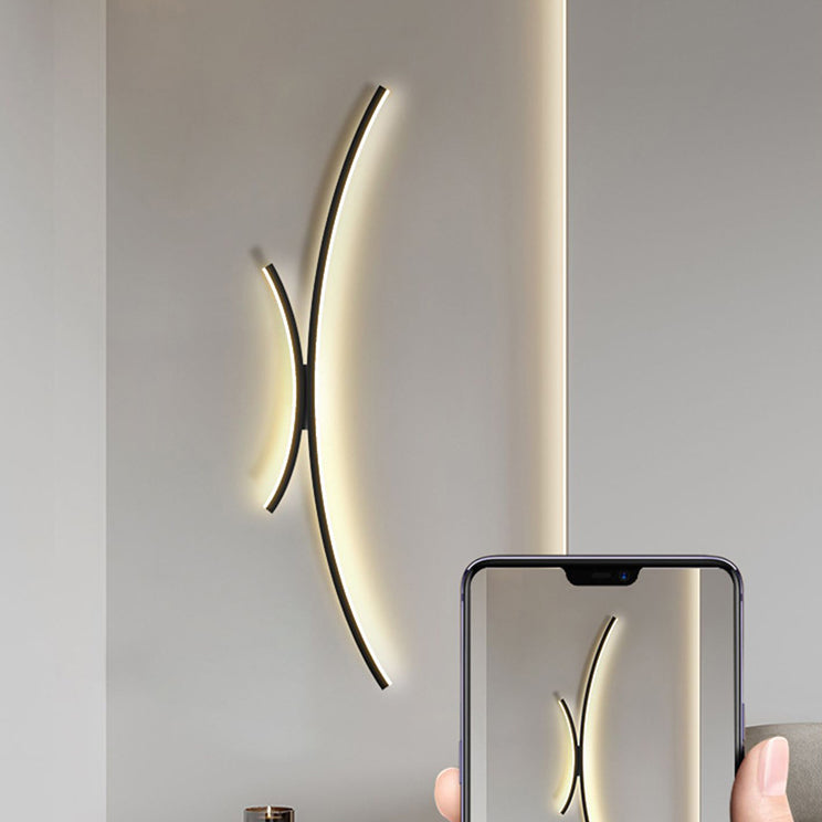 مصباح حائط LED من الألومنيوم والسيليكون بتصميم عصري بسيط لغرفة النوم 