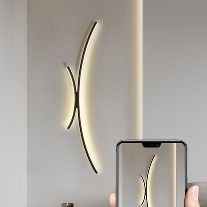 مصباح حائط LED من الألومنيوم والسيليكون بتصميم عصري بسيط لغرفة النوم 