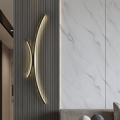 مصباح حائط LED من الألومنيوم والسيليكون بتصميم عصري بسيط لغرفة النوم 