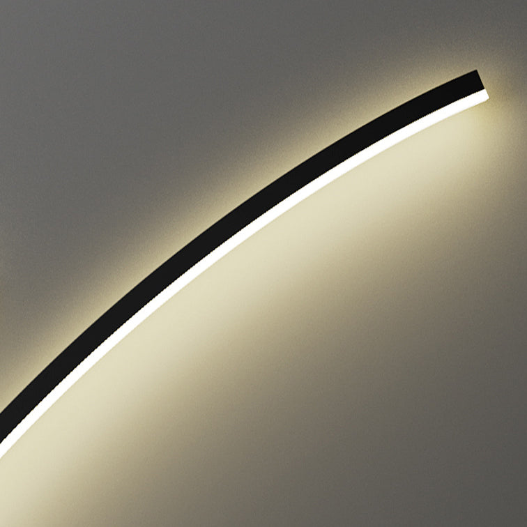 مصباح حائط LED من الألومنيوم والسيليكون بتصميم عصري بسيط لغرفة النوم 