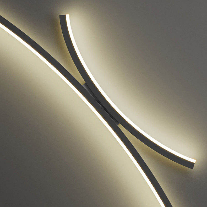 مصباح حائط LED من الألومنيوم والسيليكون بتصميم عصري بسيط لغرفة النوم 
