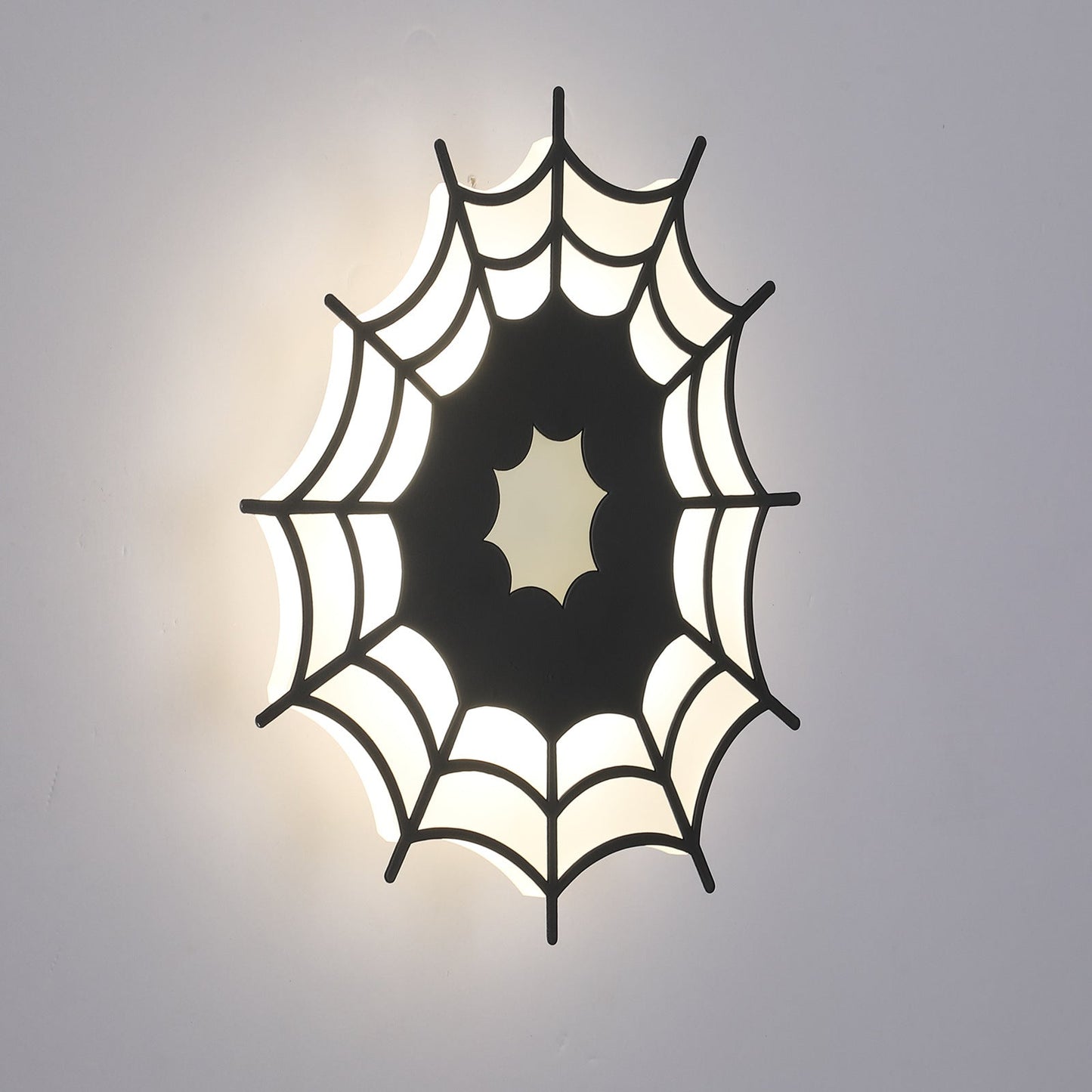 Contemporary Creative Spider Web Iron Acrylic LED Wall Sconce Lamp For Bedroom
