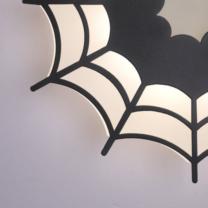 Contemporary Creative Spider Web Iron Acrylic LED Wall Sconce Lamp For Bedroom