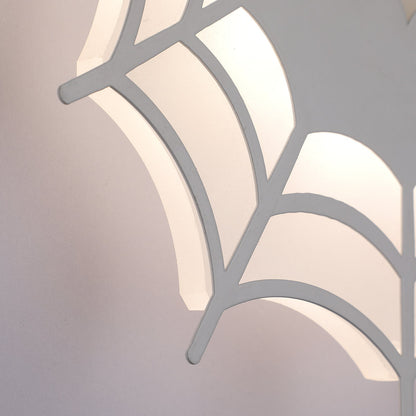 Contemporary Creative Spider Web Iron Acrylic LED Wall Sconce Lamp For Bedroom