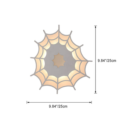 Contemporary Creative Spider Web Iron Acrylic LED Wall Sconce Lamp For Bedroom