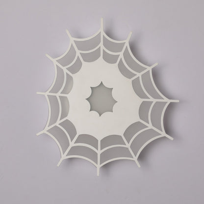 Contemporary Creative Spider Web Iron Acrylic LED Wall Sconce Lamp For Bedroom