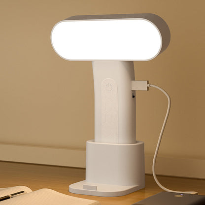 Modern Minimalist Rectangle Portable Reading PP Table Lamp For Bedroom