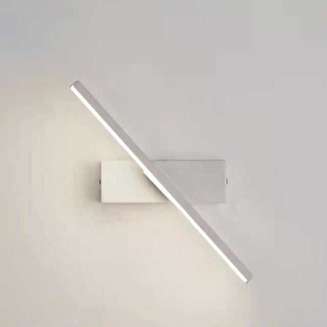 مصباح حائط LED طويل من الحديد والألومنيوم بتصميم عصري بسيط لغرفة المعيشة 