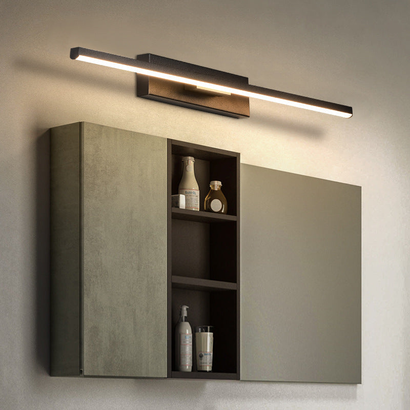 مصباح حائط LED طويل من الحديد والألومنيوم بتصميم عصري بسيط لغرفة المعيشة 