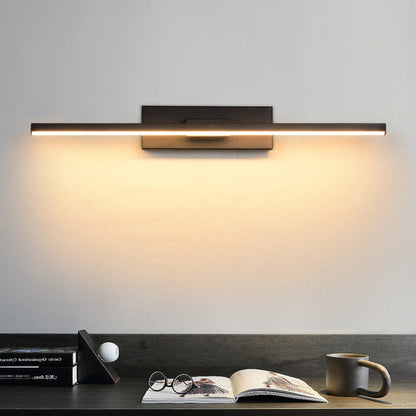 مصباح حائط LED طويل من الحديد والألومنيوم بتصميم عصري بسيط لغرفة المعيشة 