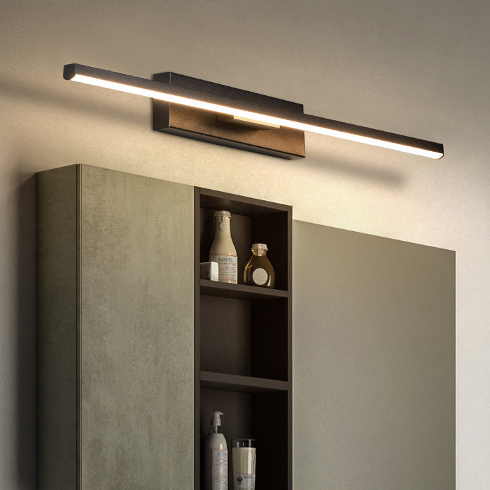 مصباح حائط LED طويل من الحديد والألومنيوم بتصميم عصري بسيط لغرفة المعيشة 