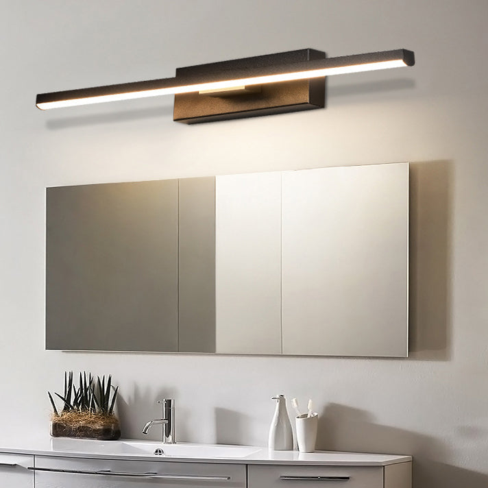 مصباح حائط LED طويل من الحديد والألومنيوم بتصميم عصري بسيط لغرفة المعيشة 