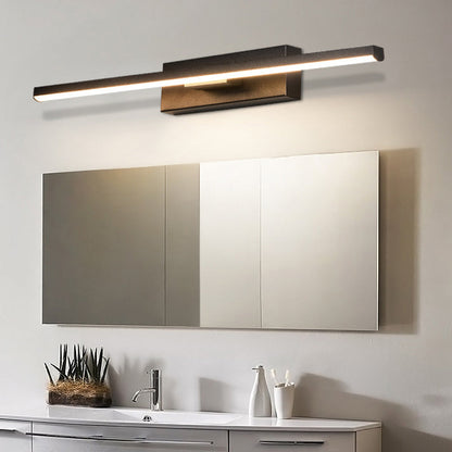 مصباح حائط LED طويل من الحديد والألومنيوم بتصميم عصري بسيط لغرفة المعيشة 