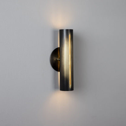 Modern Minimalist Cylinder Iron LED Wall Sconce Lamp For Living Room