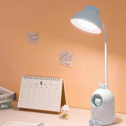 Modern Minimalist Kids Round Ball Moe Pets Shape Plastic LED Table Lamp For Living Room