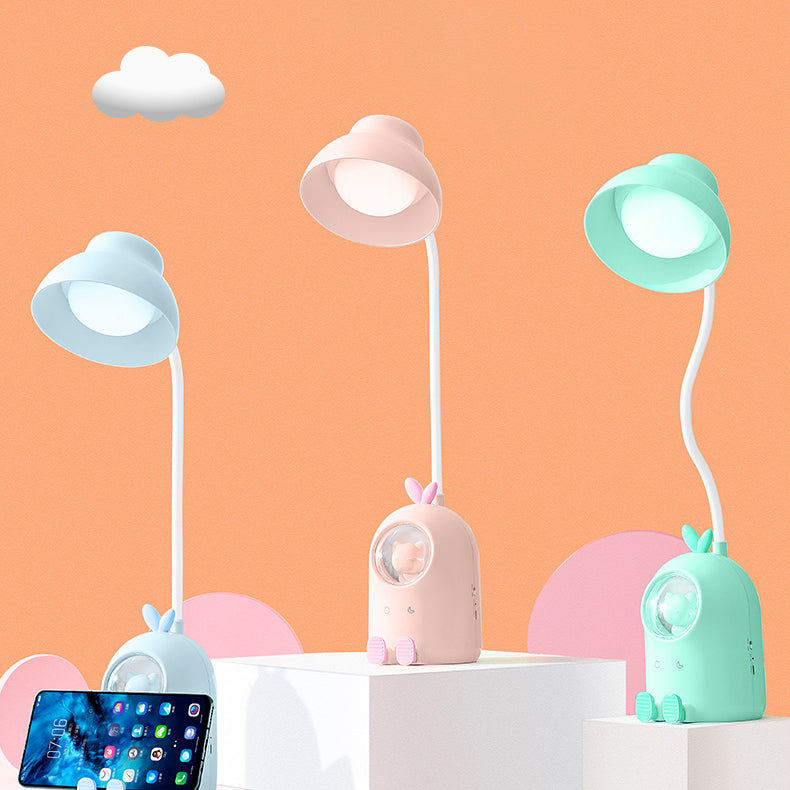 Modern Minimalist Kids Round Ball Moe Pets Shape Plastic LED Table Lamp For Living Room