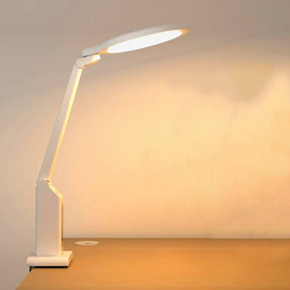 Modern Minimalist Foldable Round Rectangle ABS LED Table Lamp For Bedroom