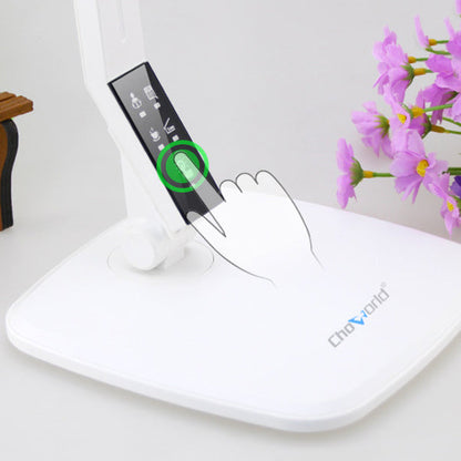Modern Minimalist Round Rectangle Base ABS LED Study Table Lamp For Bedroom