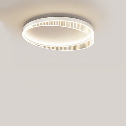 مصباح سقف LED بإطار دائري من الحديد بتصميم عصري بسيط مع غطاء أكريليك لغرفة النوم 