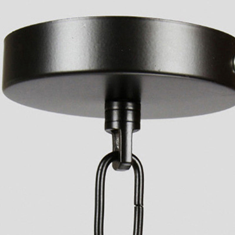 Contemporary Industrial Geometric Polygonal Iron 1-Light Pendant Light For Living Room