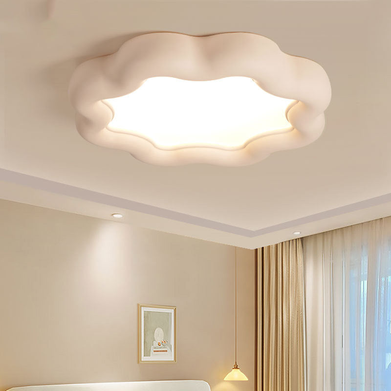 مصباح سقف LED مدمج بإطار من الراتنج الحديدي بتصميم زهرة البرقوق المعاصر الإبداعي لغرفة المعيشة 