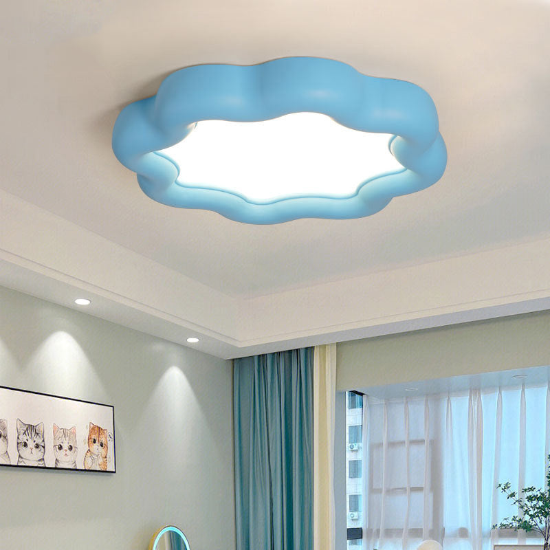 مصباح سقف LED مدمج بإطار من الراتنج الحديدي بتصميم زهرة البرقوق المعاصر الإبداعي لغرفة المعيشة 