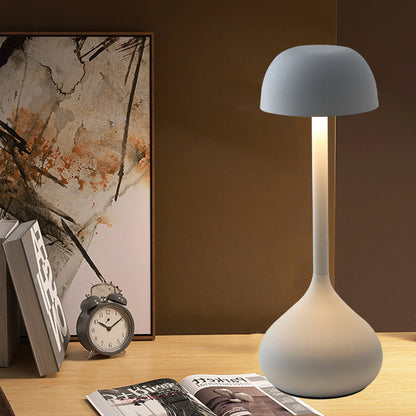 Contemporary Nordic Round Cylinder Aluminum LED Table Lamp For Living Room