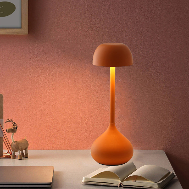 Contemporary Nordic Round Cylinder Aluminum LED Table Lamp For Living Room