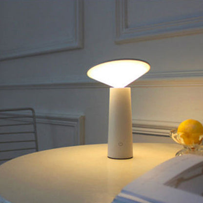 Modern Minimalist Eye Protection Cylinder Cone ABS LED Table Lamp For Bedroom