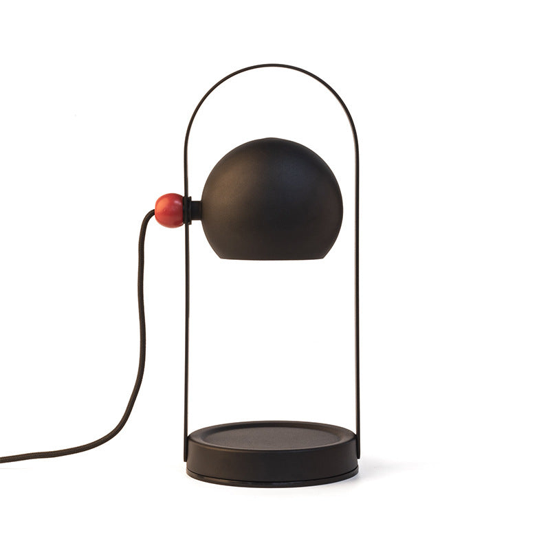 Contemporary Nordic Iron Spherical 1-Light Melting Wax Table Lamp For Bedside