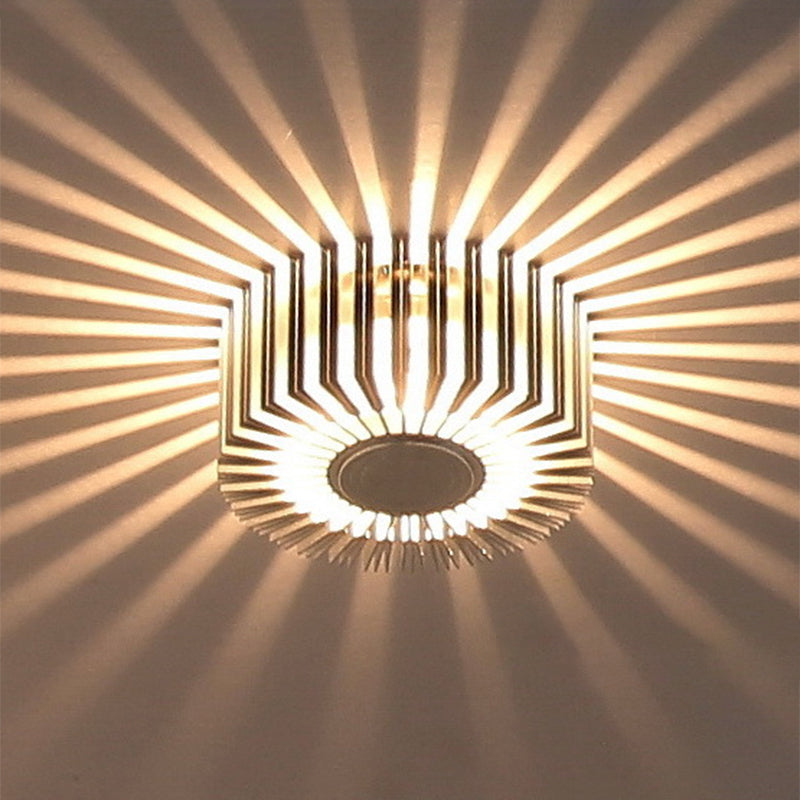 Contemporary Simplicity Aluminum Round LED Flush Mount Ceiling Light For Hallway Or Entryway