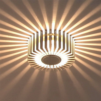 Contemporary Simplicity Aluminum Round LED Flush Mount Ceiling Light For Hallway Or Entryway