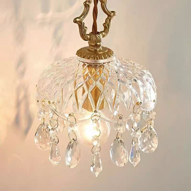 Contemporary Nordic Teardrop Iron Glass 1-Light Wall Sconce Lamp For Living Room
