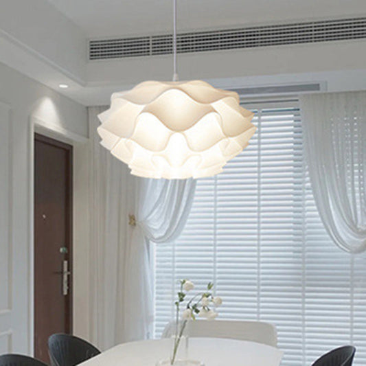 Modern Minimalist Cloud Iron Acrylic 1-Light Pendant Light For Living Room