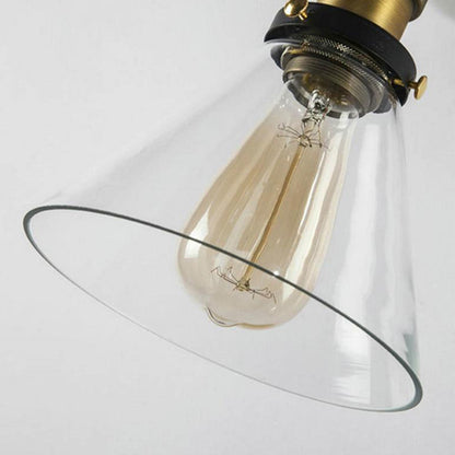 Contemporary Simplicity Dome Iron Glass 1-Light Wall Sconce Lamp For Living Room