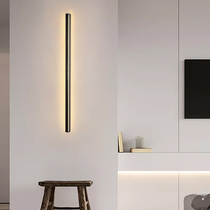 Modern Minimalist Stripe Aluminum Acrylic LED Wall Sconce Lamp For Living Room