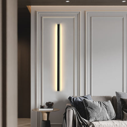 Modern Minimalist Stripe Aluminum Acrylic LED Wall Sconce Lamp For Living Room