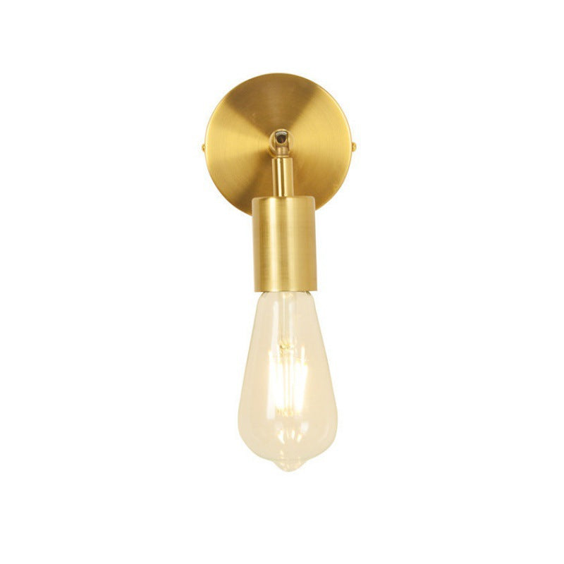 Modern Minimalist Stripe Iron 1/2-Light Wall Sconce Lamp For Living Room