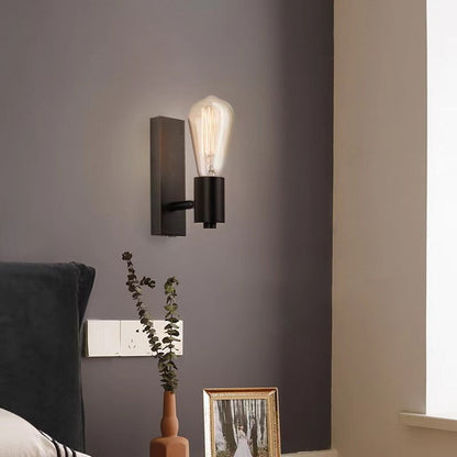Modern Minimalist Stripe Iron 1/2-Light Wall Sconce Lamp For Living Room