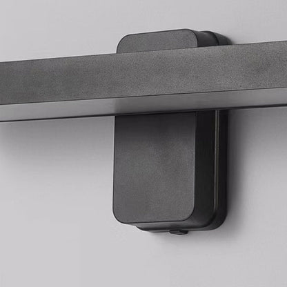 مصباح حائط LED مستطيل الشكل من الألومنيوم والزجاج بتصميم عصري بسيط للحديقة 